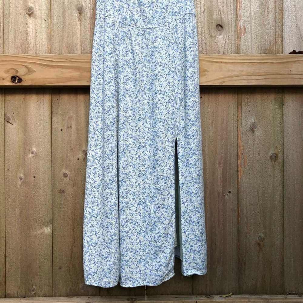 Abercrombie & Fitch Floral Midi Dress Size S Blue… - image 5