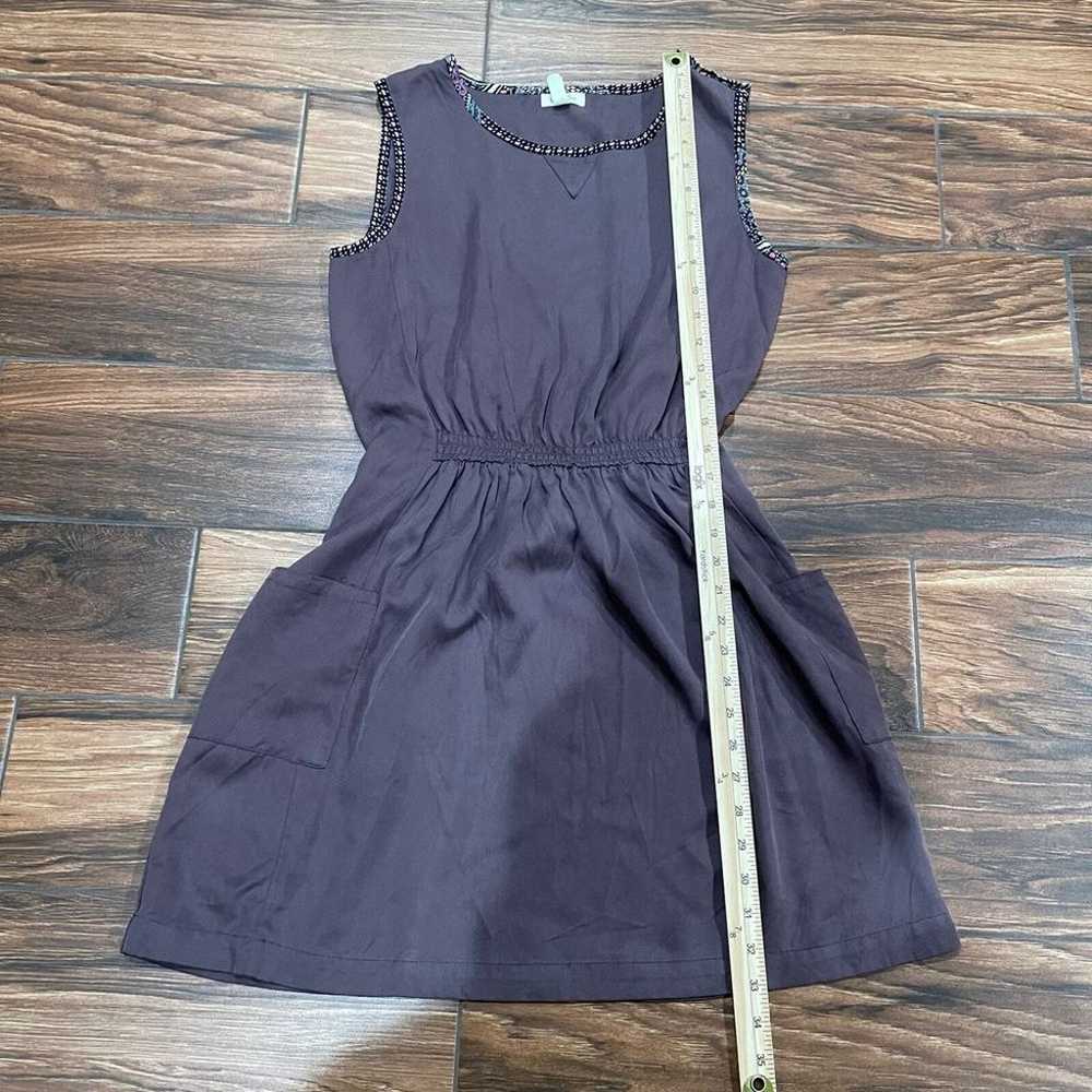 Matilda Jane Miranda Dress Medium Plum Purple Sle… - image 5