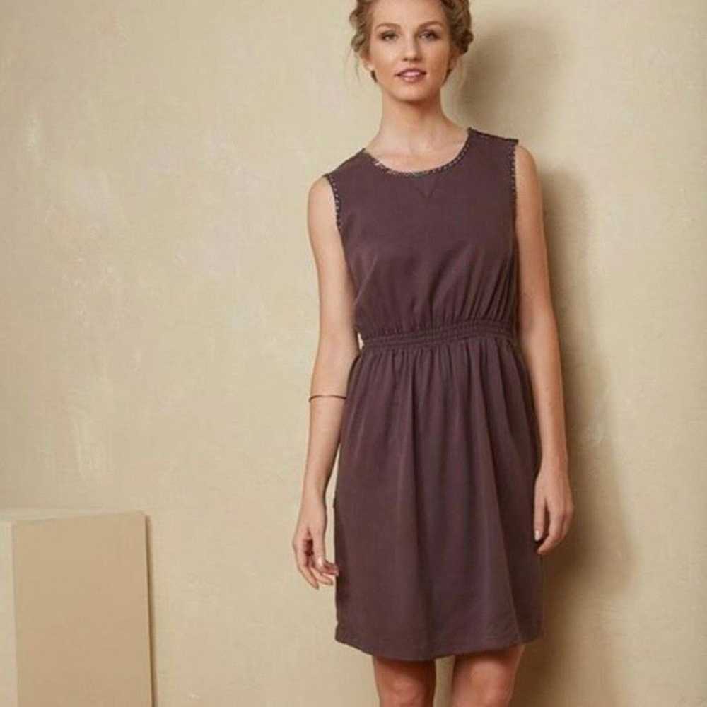 Matilda Jane Miranda Dress Medium Plum Purple Sle… - image 7