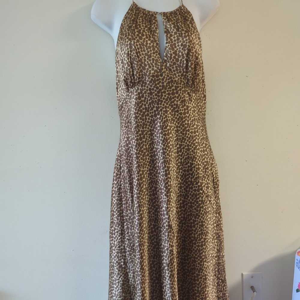 Laundry animal print halter dress - image 1