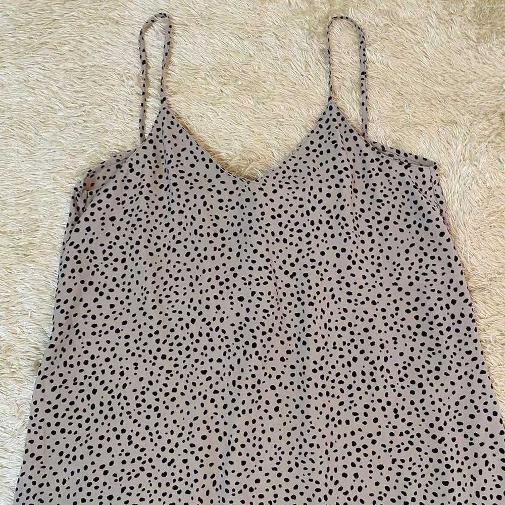 Beams [M] Dress Camisole Dalmatian Pattern Heart … - image 2