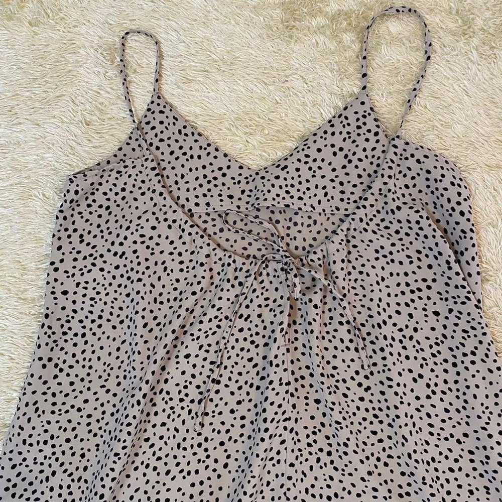 Beams [M] Dress Camisole Dalmatian Pattern Heart … - image 6