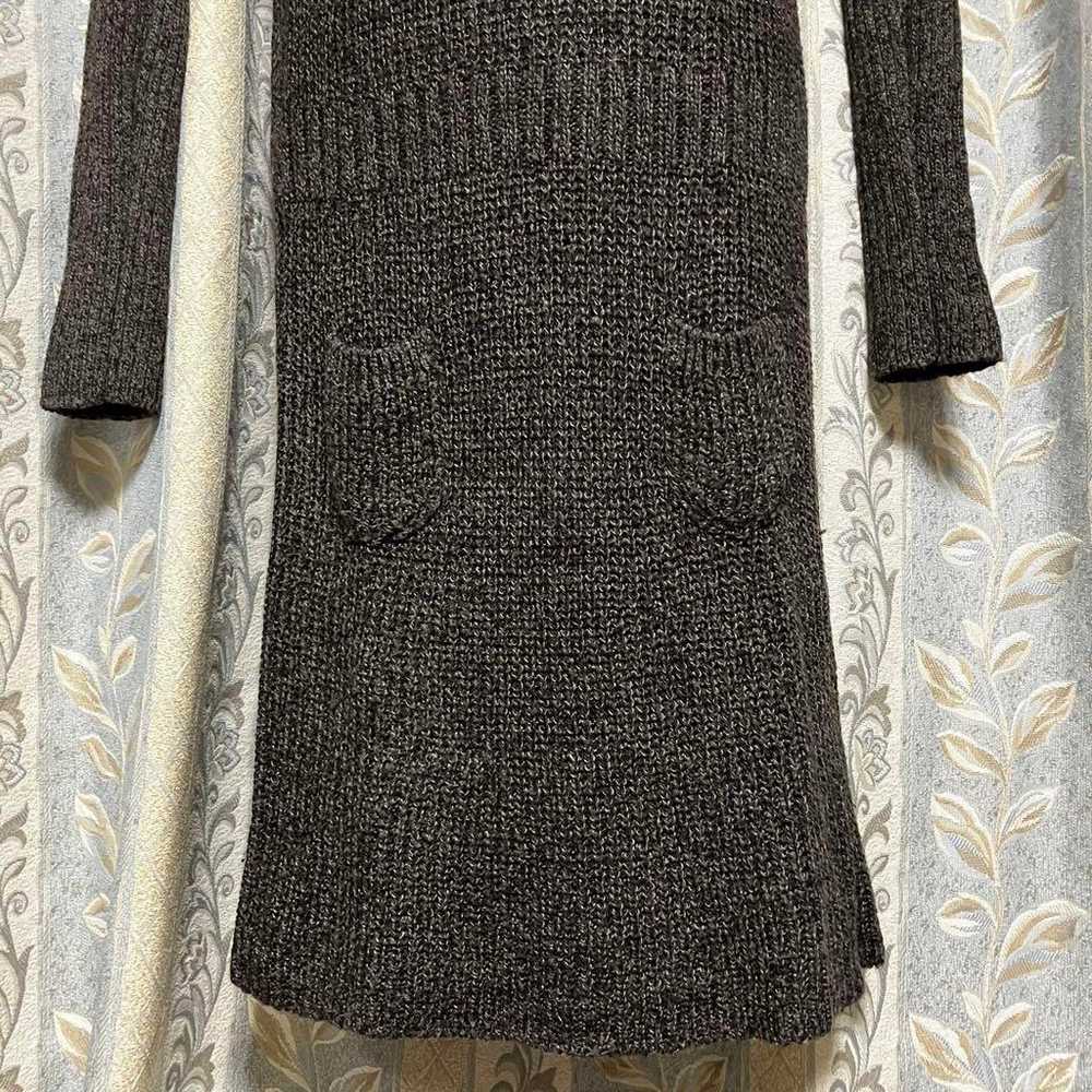 DEPRE DES PRES Grayish Brown Wool Silk Knit Dress - image 7