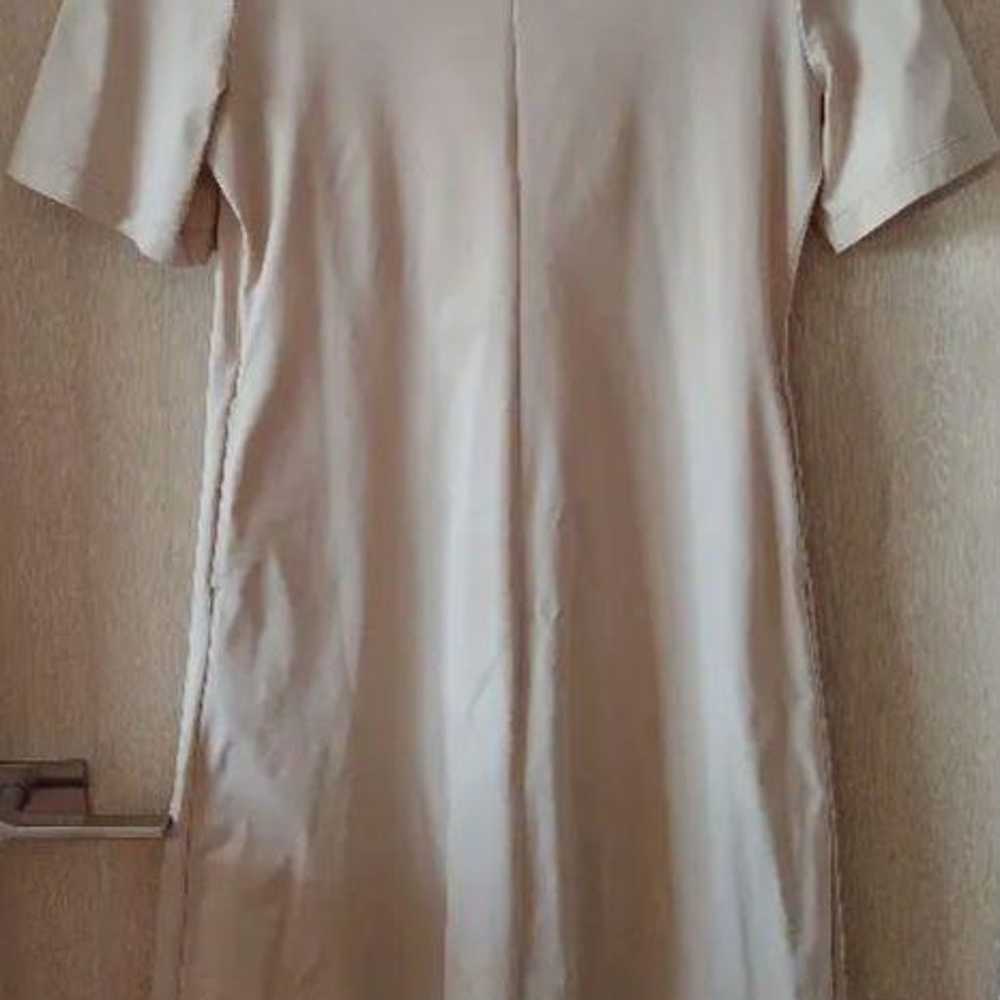 UNIQLO 3D Cotton Knit V-Neck Dress Size M - image 5