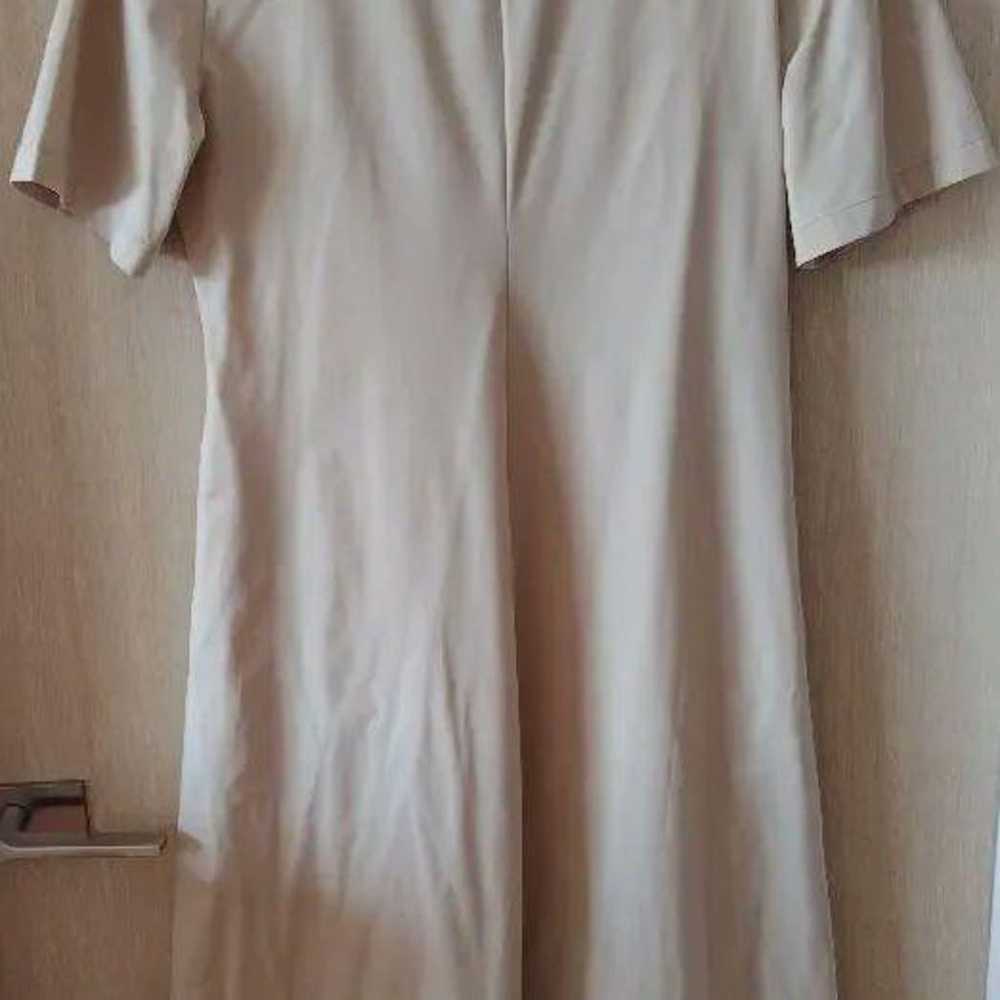 UNIQLO 3D Cotton Knit V-Neck Dress Size M - image 7