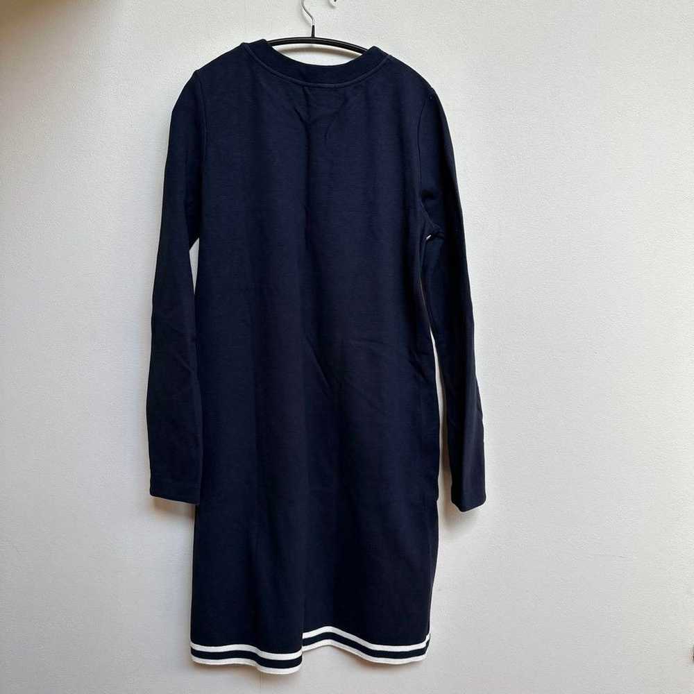 Petit Bateau Navy Long Sleeve Dress M - image 3