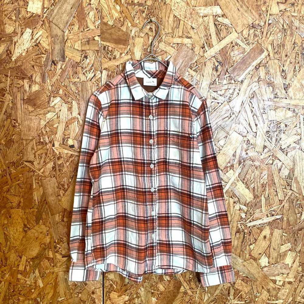 Arnold Palmer Long Sleeve Shirt Check Pattern Red - image 1