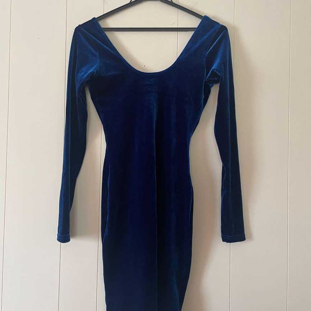 American Apparel Blue Mini Dress - image 1