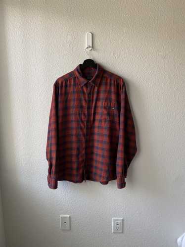 Marmot Marmot Shirt Mens Large Red Plaid Flannel B