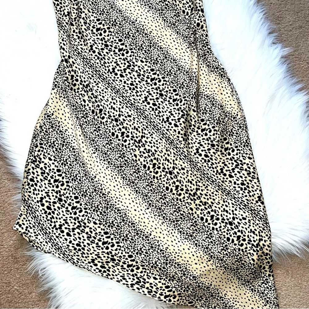 Forever 21 Animal Print Leopard Asymmetrical Slip… - image 2