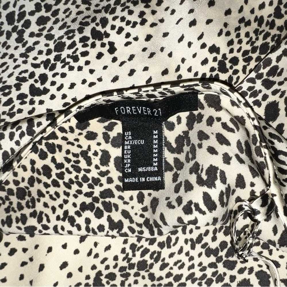 Forever 21 Animal Print Leopard Asymmetrical Slip… - image 5