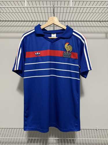 Adidas × Soccer Jersey × Vintage Adidas France Soc