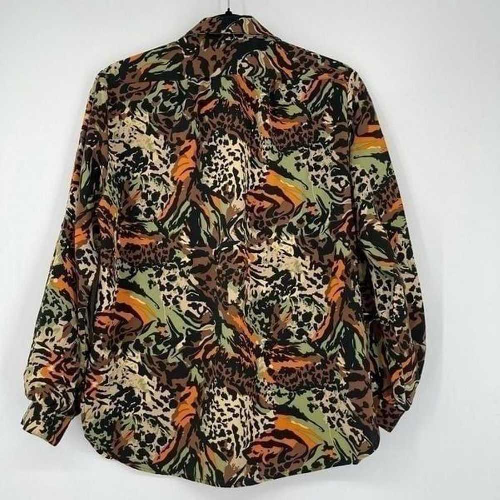 Vintage Marie France Silk button up blouse - image 7