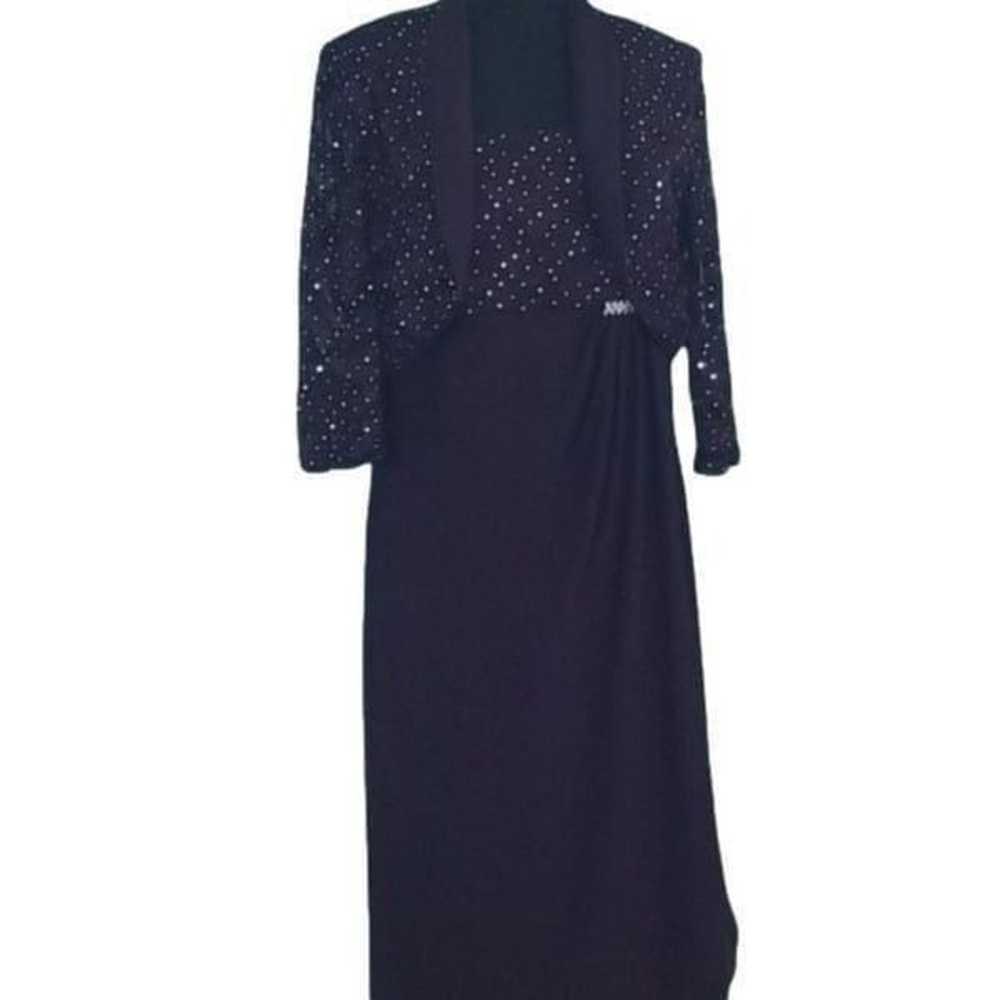 R & M Richards Purple Women's Evening Gown and Ja… - image 1