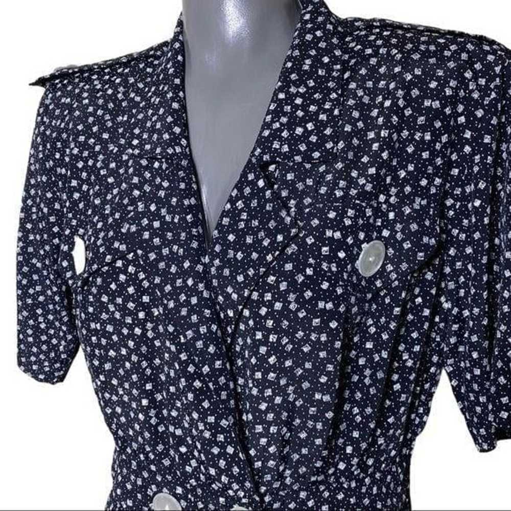 Vintage Short Suit Romper Bodysuit Medium - image 2