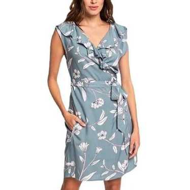 Roxy Floral Wrap Dress Size XL - image 1