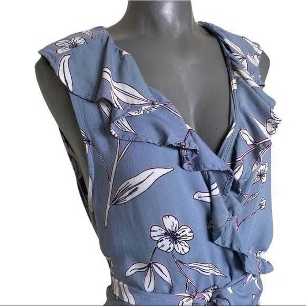 Roxy Floral Wrap Dress Size XL - image 2