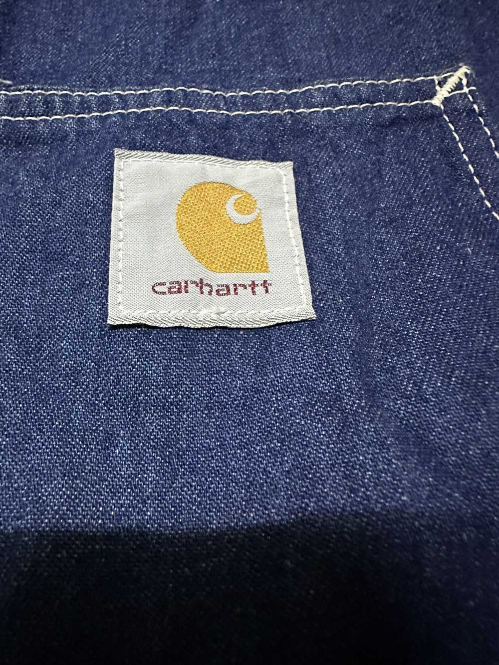 Carhartt × Vintage Vtg 80s Chore Jacket carhatt d… - image 4