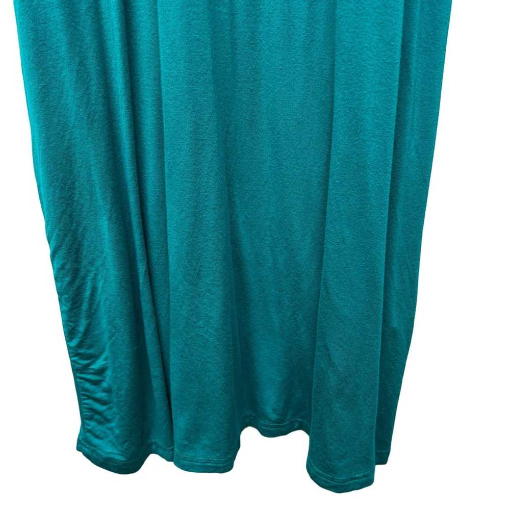 Costa Blanca Collection Scoop Neck Teal Tank Maxi… - image 5