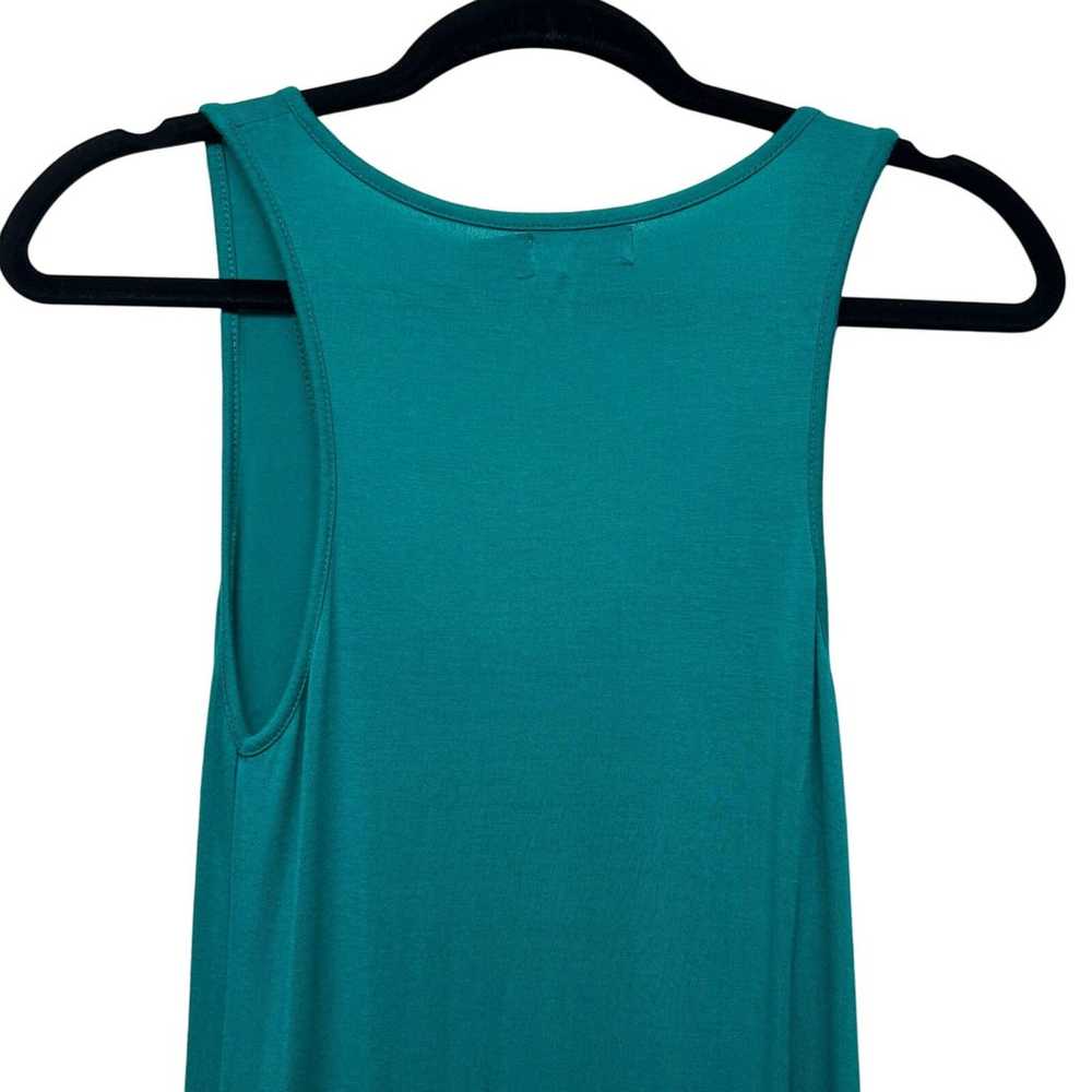 Costa Blanca Collection Scoop Neck Teal Tank Maxi… - image 7