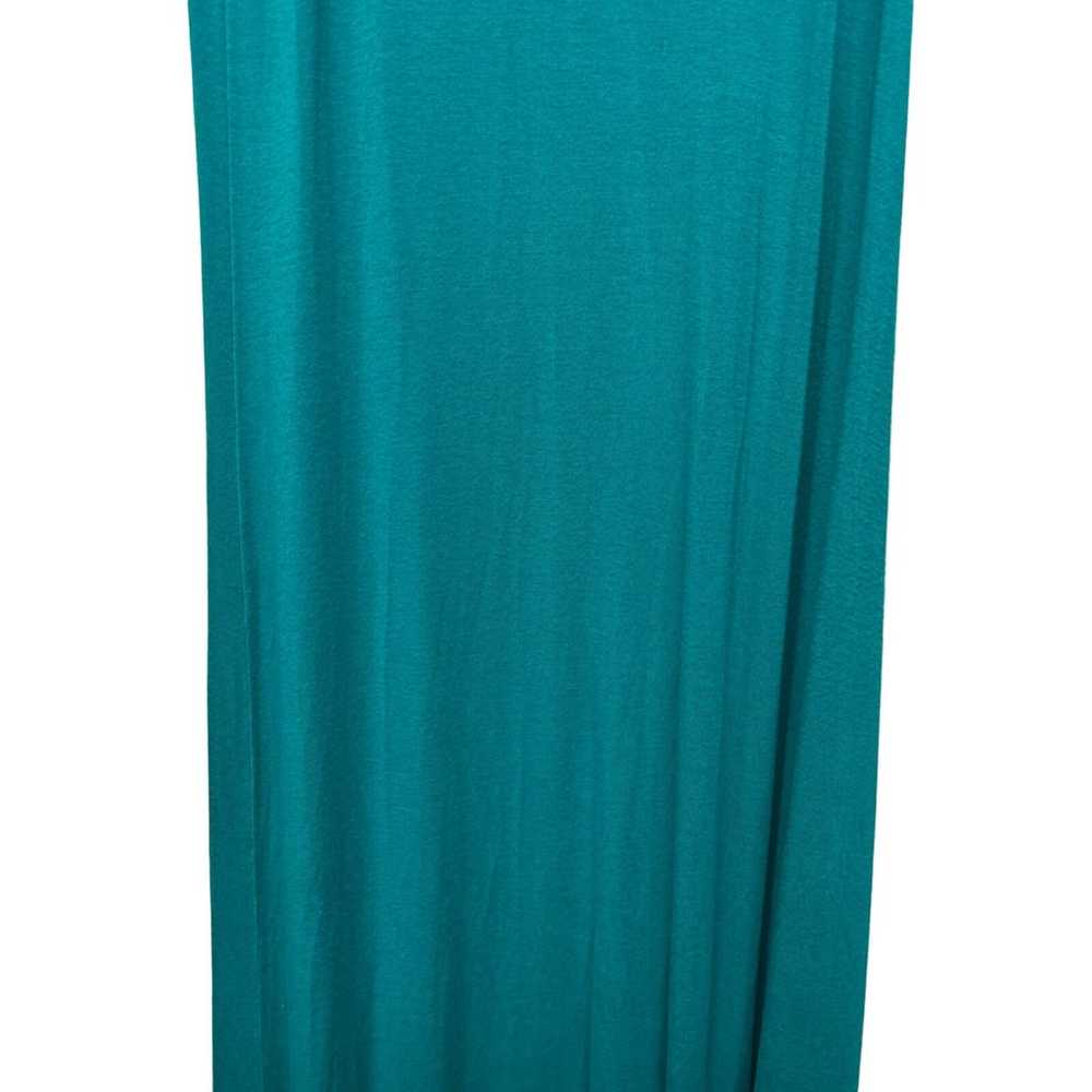 Costa Blanca Collection Scoop Neck Teal Tank Maxi… - image 8