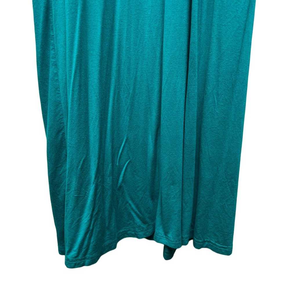 Costa Blanca Collection Scoop Neck Teal Tank Maxi… - image 9