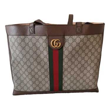 Gucci Ophidia leather tote