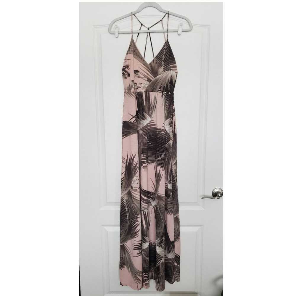 Windsor Tropical Print Strappy Maxi Dress Size M … - image 3