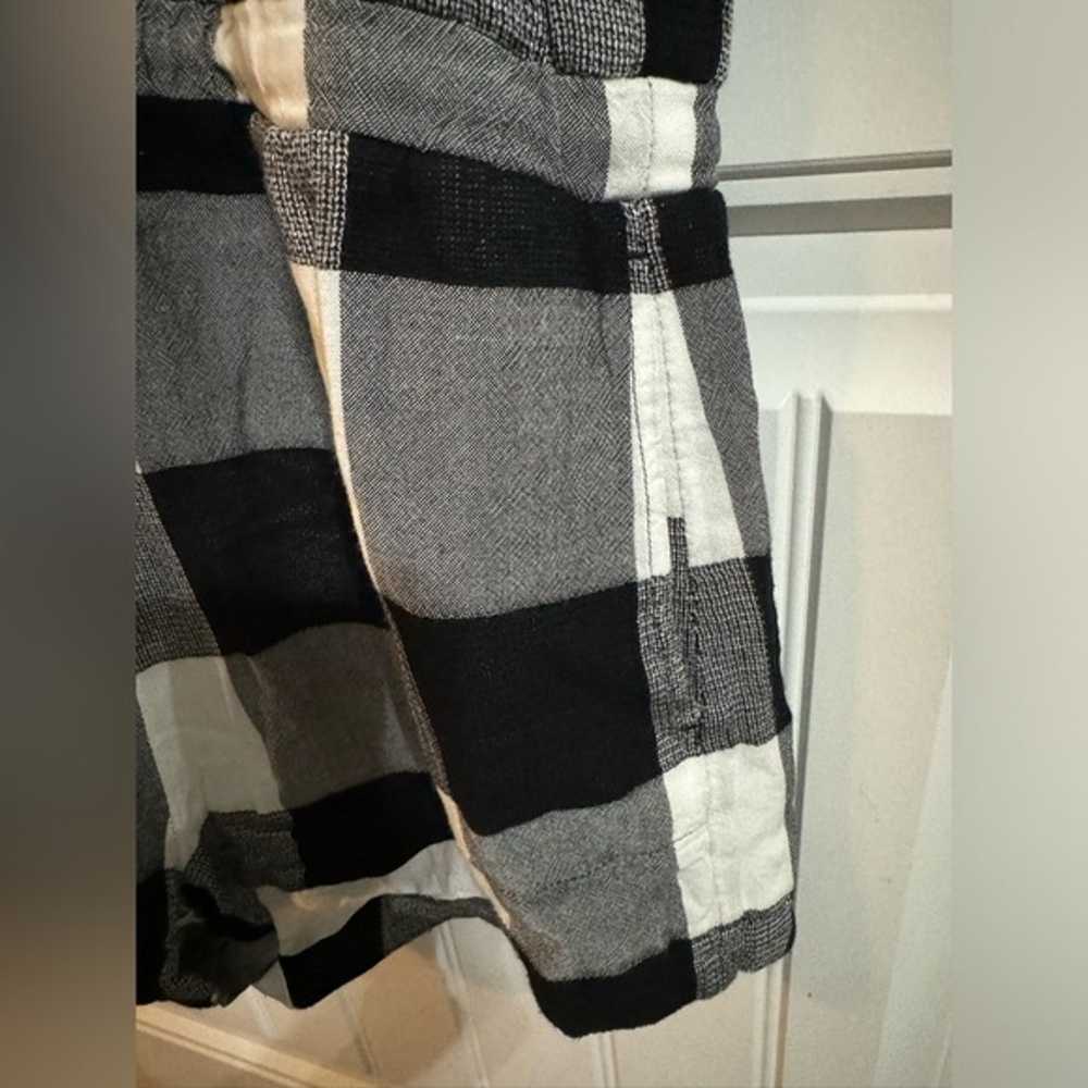 Cloth & Stone Anthropologie Black and White Plaid… - image 5