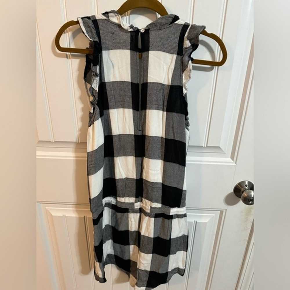 Cloth & Stone Anthropologie Black and White Plaid… - image 9