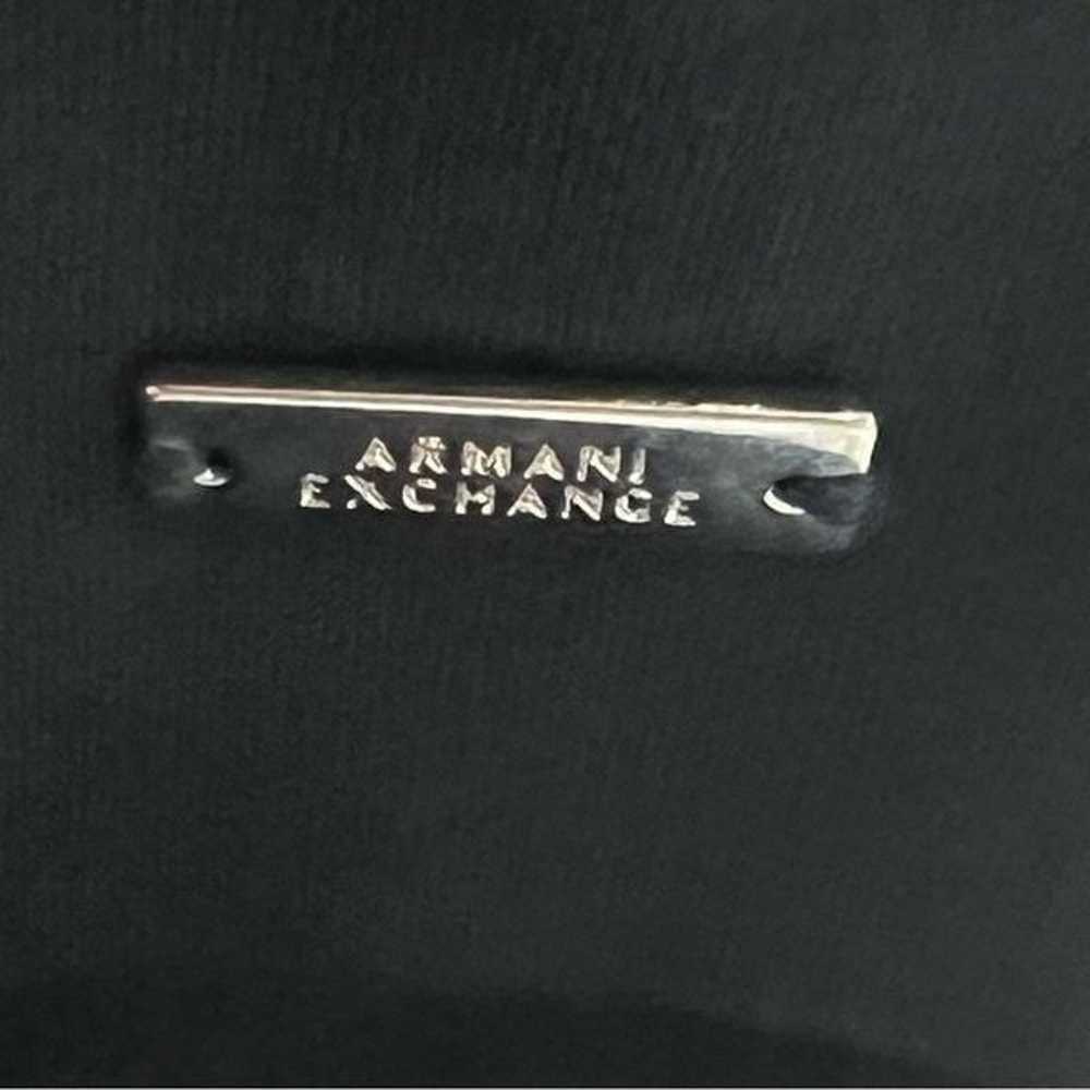 Armani Exchange V-Neck Seam Detail Navy Blue Dres… - image 4