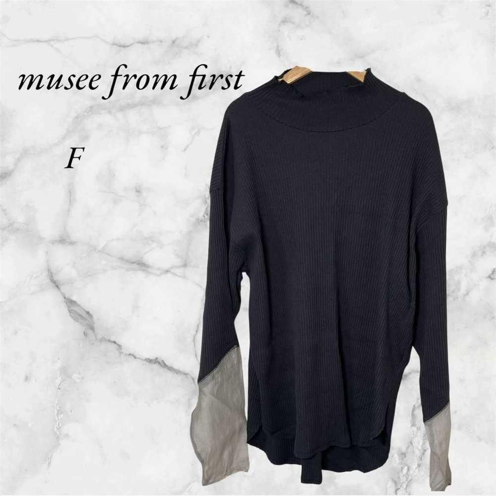 From First Muse Sheer Sleeve Turtle Top Size F - image 1