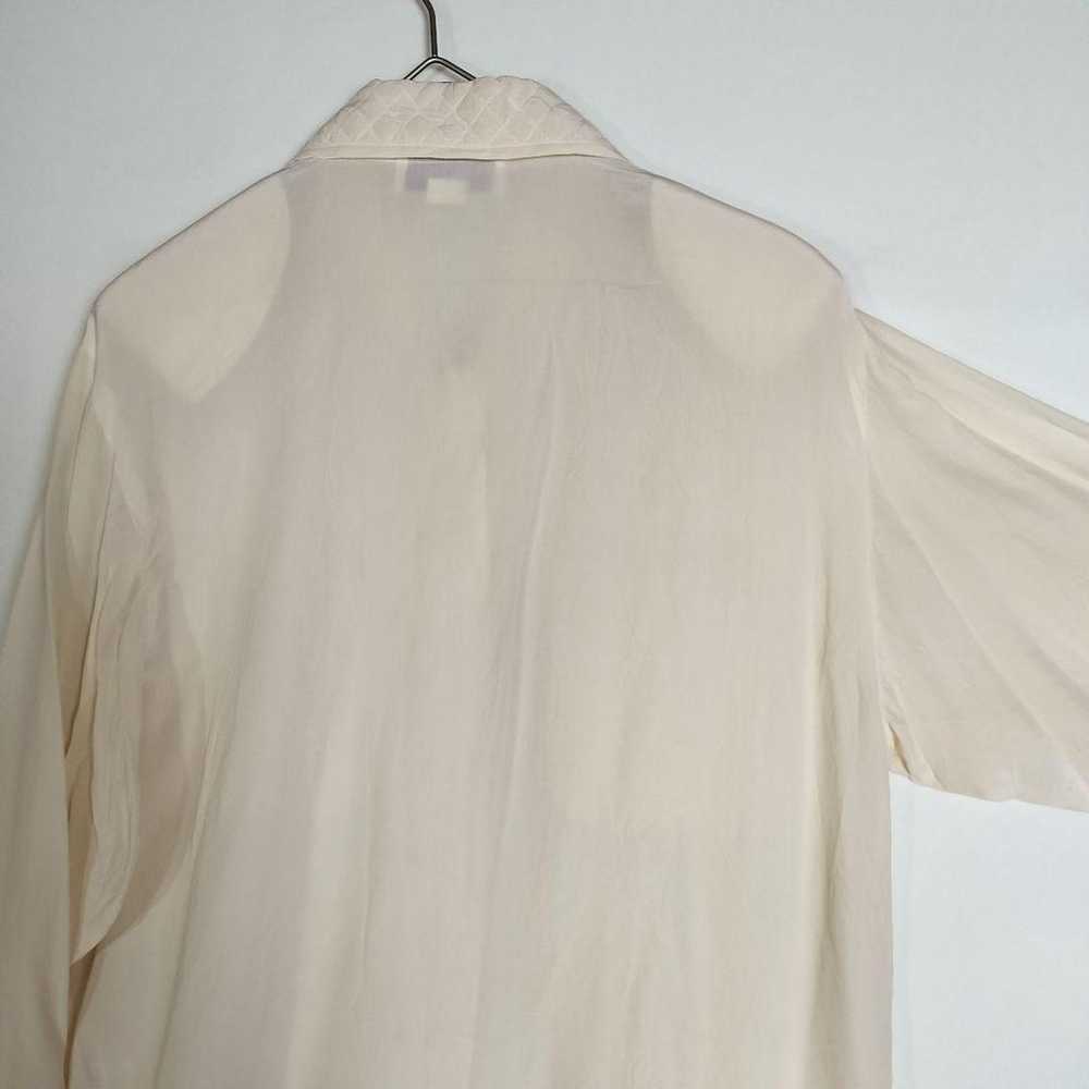 b12234 France Silk Blouse Long Sleeve F Shoulder … - image 6