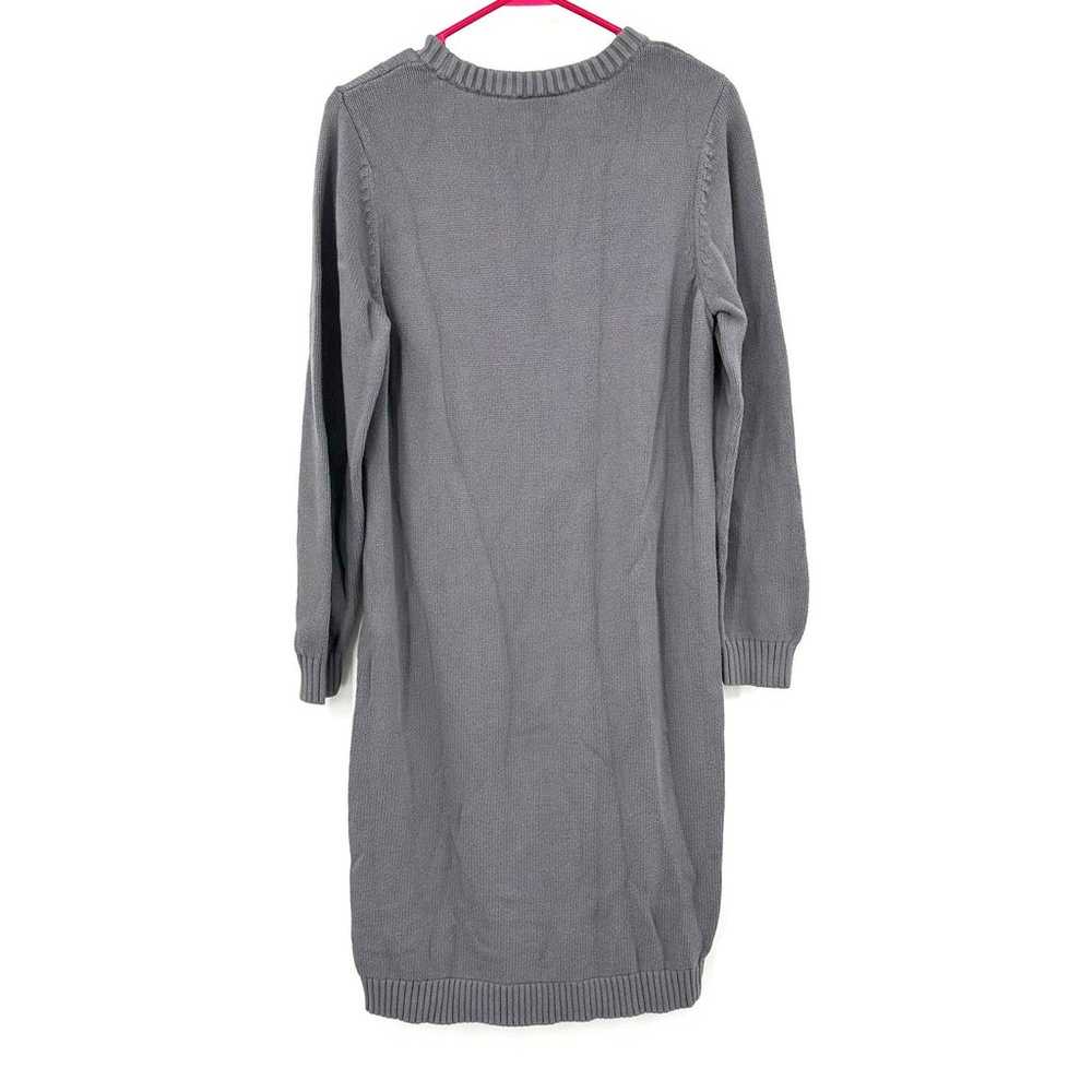 Torrid Size 1 XL Dress Gray Sweater Dress Long Sl… - image 2