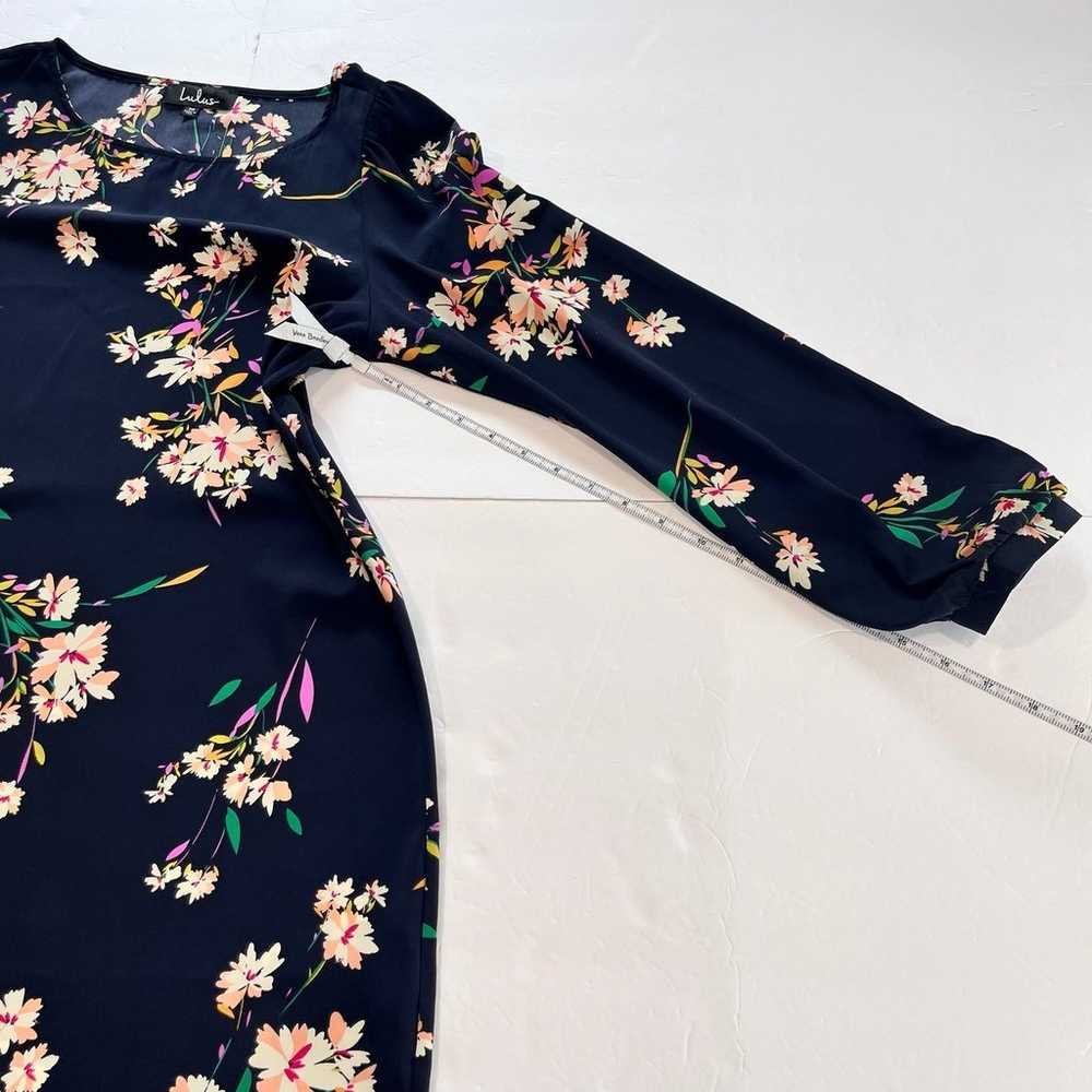 Lulus Herbaceous Babe Navy Floral Print Long Slee… - image 10