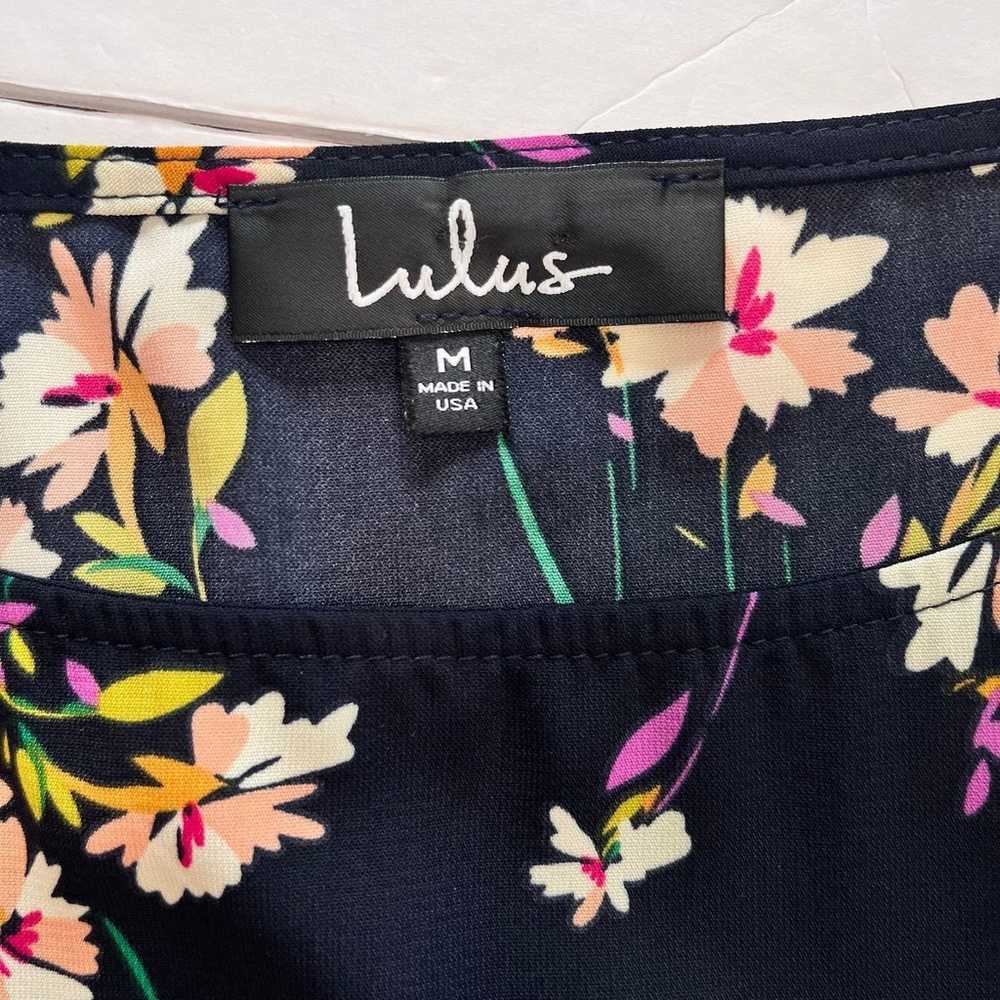 Lulus Herbaceous Babe Navy Floral Print Long Slee… - image 12