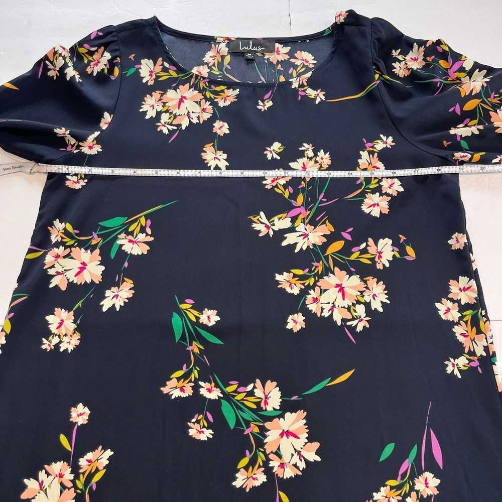 Lulus Herbaceous Babe Navy Floral Print Long Slee… - image 9