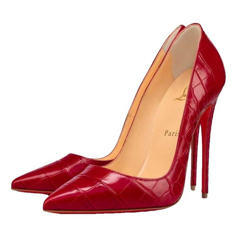 Christian Louboutin So Kate leather heels - image 1