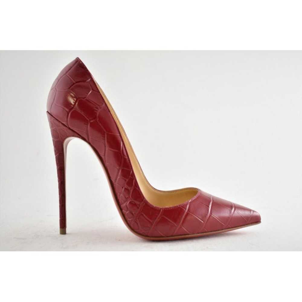 Christian Louboutin So Kate leather heels - image 2