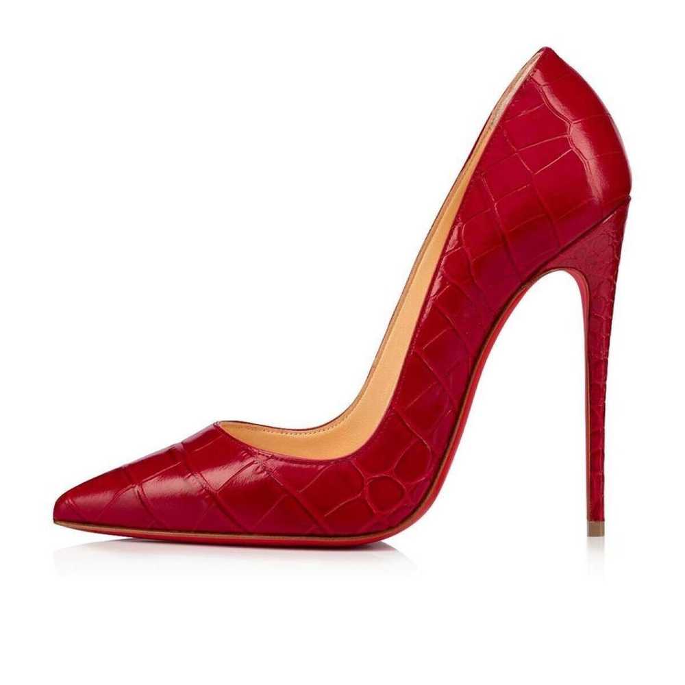 Christian Louboutin So Kate leather heels - image 3