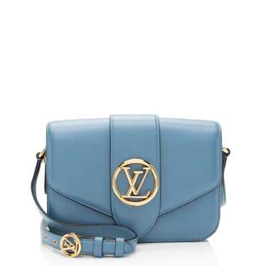 Louis Vuitton Calfskin LV Pont 9 Shoulder Bag