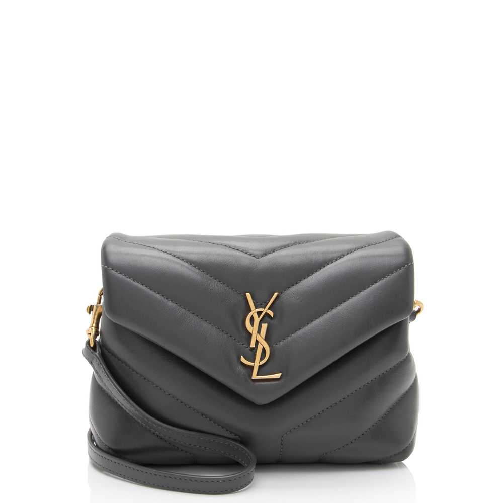 Saint Laurent Matelasse Calfskin Monogram LouLou … - image 1