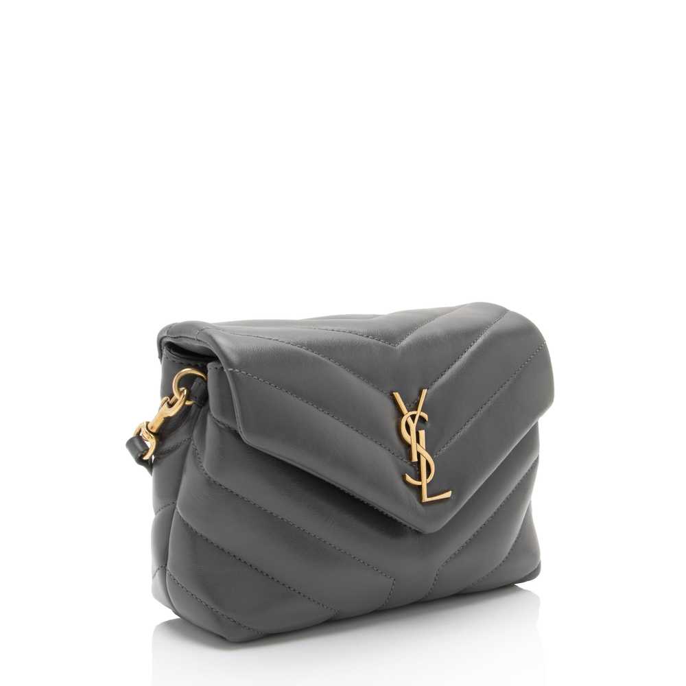 Saint Laurent Matelasse Calfskin Monogram LouLou … - image 2