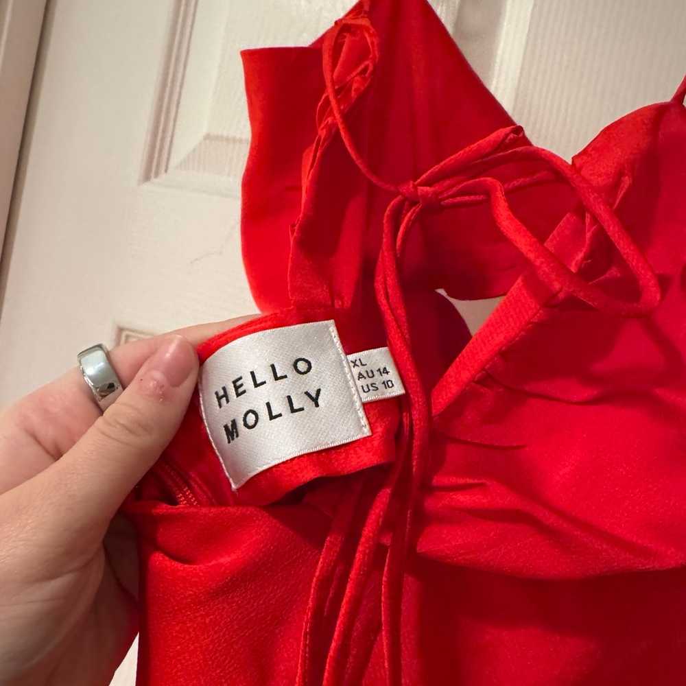 Hello Molly Red Mini Dress - image 4