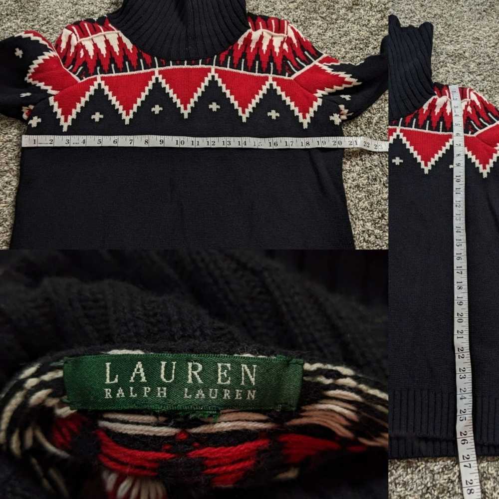 Lauren Ralph Lauren LRL Ralph Lauren black red ge… - image 7