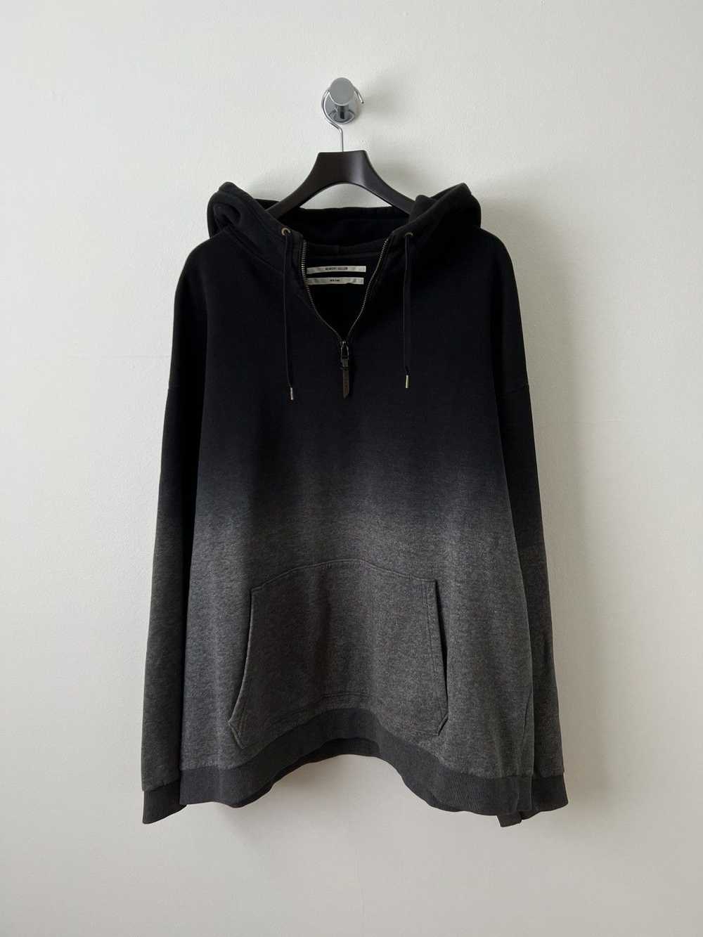 Robert Geller Ombre Quarter Zip Hoodie - image 2