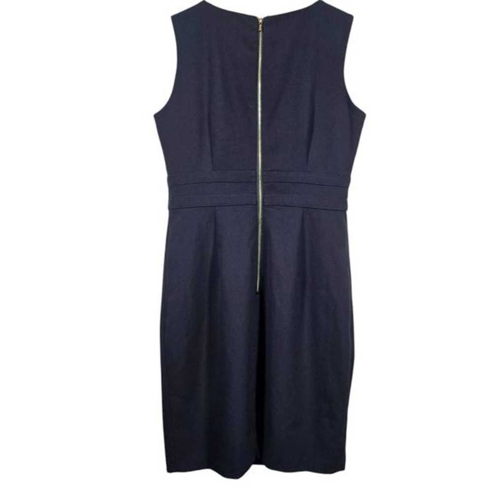 Calvin Klein Sheath Dress Womens Size 6 Navy Doub… - image 2