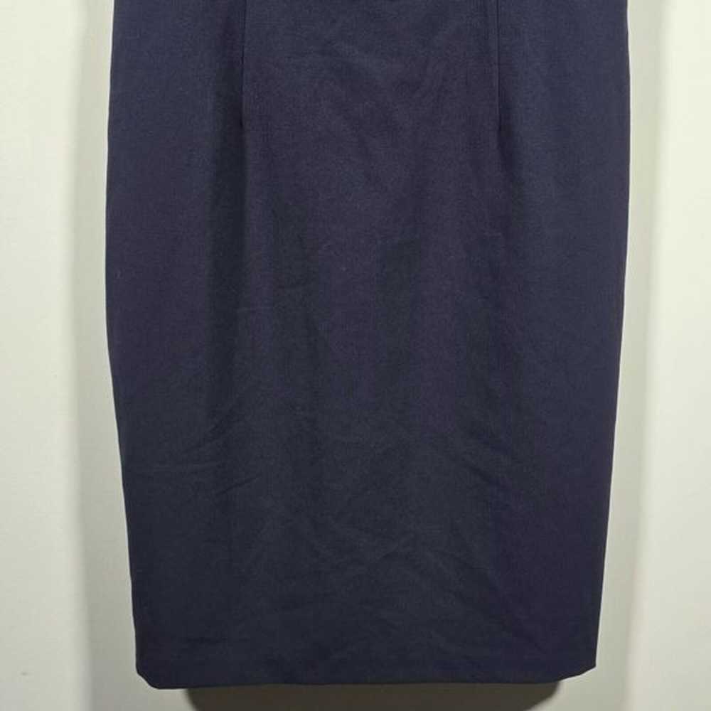 Calvin Klein Sheath Dress Womens Size 6 Navy Doub… - image 5