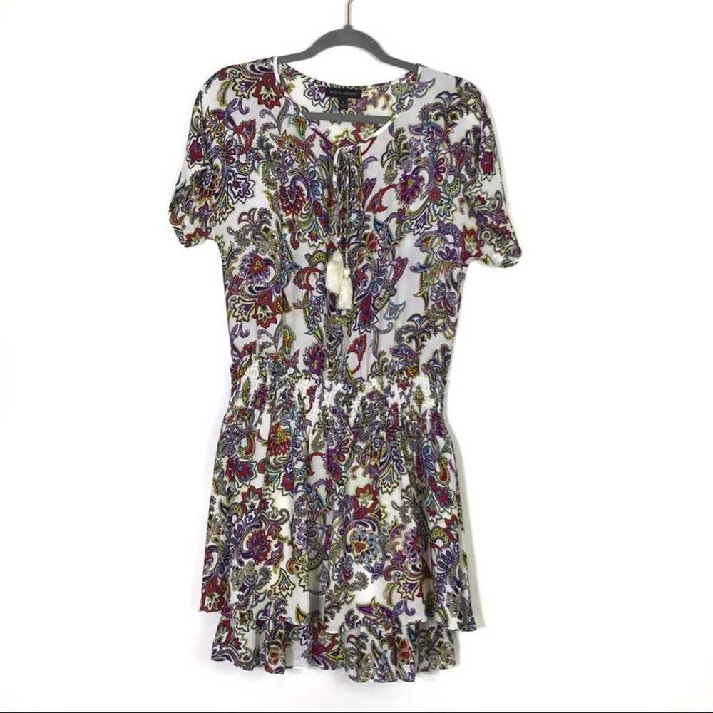 Banana Republic Paisley Tiered Dress S - image 3