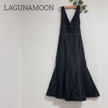 Ragnumoon Bustier One-Piece Mermaid Black Denim S… - image 1